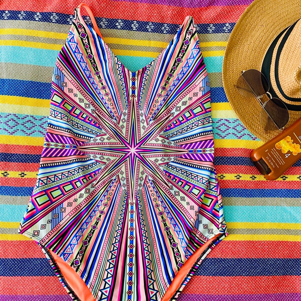 Bright One Piece Swimsuit